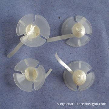 Balloon clip ribbon with plastic clip